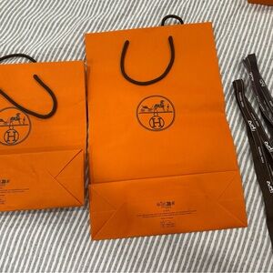 Orange Shopping Bag